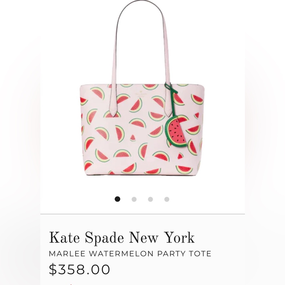 NWT! Marlee watermelon party print tote and matching Marlee wallet - Picture 7 of 7